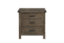 New Classic Furniture Galleon Nightstand in Weathered Walnut