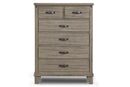 New Classic Furniture Marwick 6 Drawer Chest in Sand