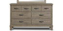 New Classic Furniture Marwick 8 Drawer Dresser in Sand