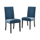 CRISPIN MARINE BLUE DINING CHAIR- (2/Ctn)