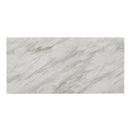 CELESTE DESK W/WHITE/GRAY FAUX MARBLE TOP-WHITE BASE