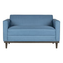 AIDEN LOVESEAT W/2 THROW PILLOWS-BLUE
