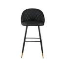 Oliver Black Vegan Leather Bar Chair (2 Per Carton)