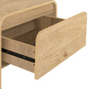 Mara One Drawer End Table / Bedside Table-Natural