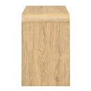 Mara Two Drawer End Table / Bedside Table-Natural