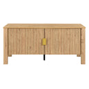 Thayer 47" Two Door Tv Console- Natural