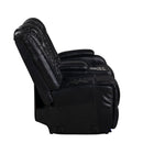 Orion Ii Raf Console Loveseat W/ Pwr Fr & Hr-Black