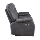 Morello Sofa W/Pwr Fr- Gray