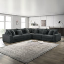 Embrace Armless Chair-Charcoal