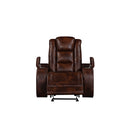 Chester Glider Recliner-Brown