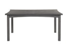 Flair 60" Dining Table & 4 Chairs (5 Pc Set)-Gray