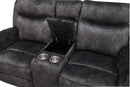 Park City Console Loveseat W/ Pwr Fr-Slate