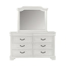 Lyndhurst Landscape Mirror- Vintage White