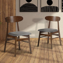 Morocco Dining Chair W/Dark Gray Seat Cushion (2 Per Carton)