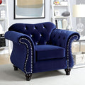 Jolanda Chair Blue & Grey