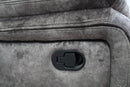 Park City Sofa W/Dual Recliner-Slate