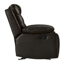 Nikko Sofa W/Dual Recliner-Brown