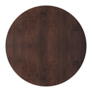 Tioga 47" Round Table-Brown Cherry