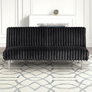 Hinwil Futon Sofa Bed Pink, Beige Grey, & Black